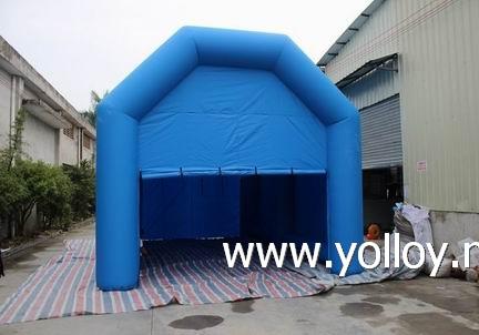 Tenda inteligente inflável para reparos de granizo automático