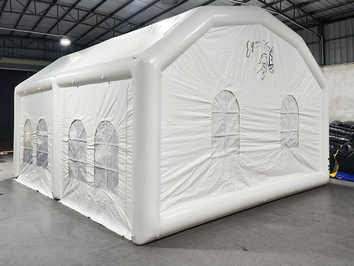 Tenda inflável para casamento com iluminação LED